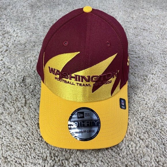 Washington Football Team New Era Hat Sharktooth 39Thirty Surge Flex Fit M/L -NWT - Picture 3 of 7